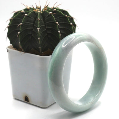 Natural Light Green Bangle