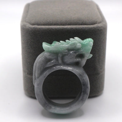 Dragon Shaped Jade Ring