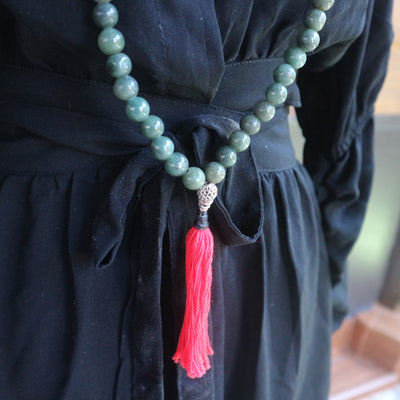 Green Jade Mala