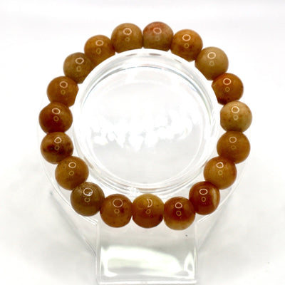 Honey Jade Beaded Bracelet