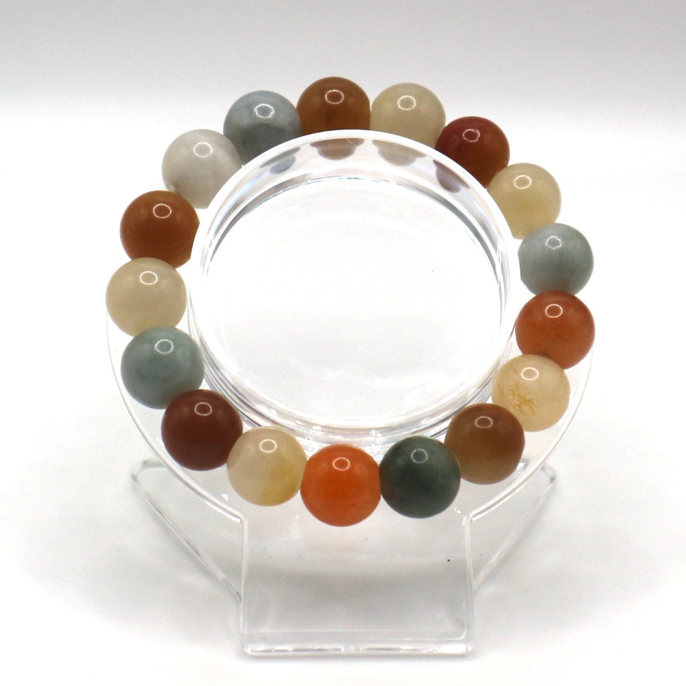 Multi-colored Jade Bracelet