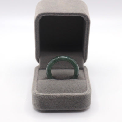 Dark Green Jade Ring