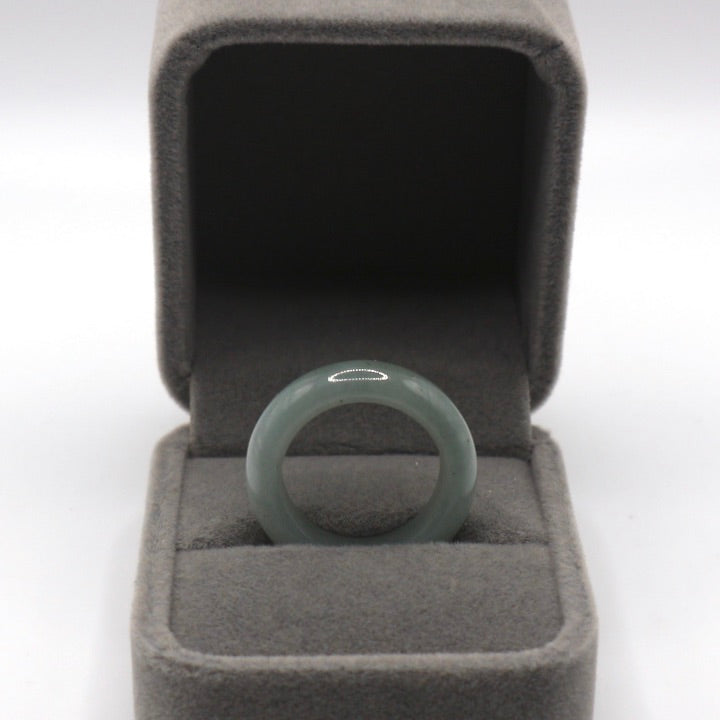 Natural Green Jade Ring Unisex