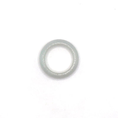 Undyed White Jade Ring