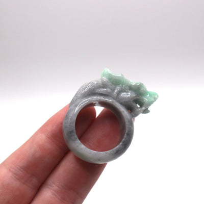 Dragon Shaped Jade Ring