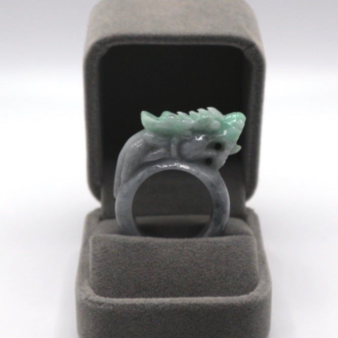 Dragon Shaped Jade Ring